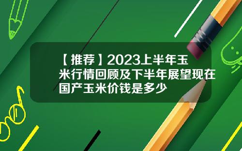 【推荐】2023上半年玉米行情回顾及下半年展望现在国产玉米价钱是多少