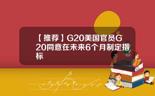 【推荐】G20美国官员G20同意在未来6个月制定指标