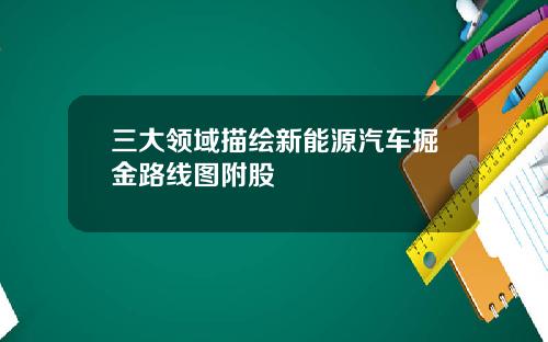 三大领域描绘新能源汽车掘金路线图附股