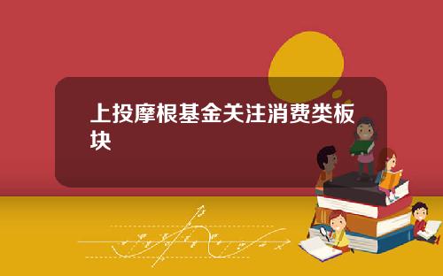 上投摩根基金关注消费类板块