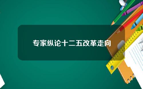 专家纵论十二五改革走向