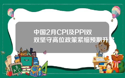 中国2月CPI及PPI双双坚守高位政策紧缩预期升温
