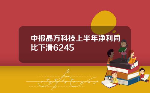 中报晶方科技上半年净利同比下滑6245