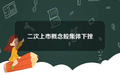 二次上市概念股集体下挫