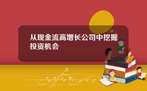 从现金流高增长公司中挖掘投资机会