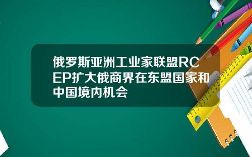 俄罗斯亚洲工业家联盟RCEP扩大俄商界在东盟国家和中国境内机会