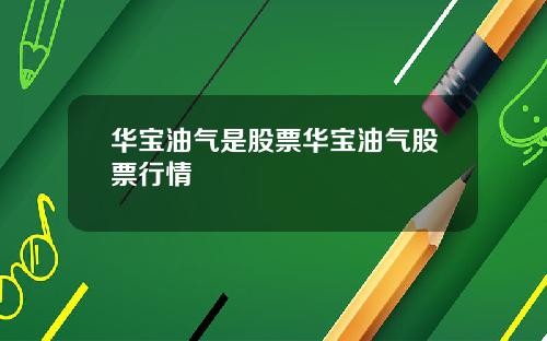 华宝油气是股票华宝油气股票行情