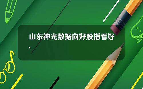 山东神光数据向好股指看好.