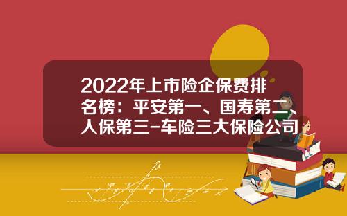 2022年上市险企保费排名榜：平安第一、国寿第二、人保第三-车险三大保险公司【新闻】