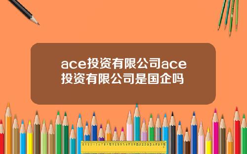 ace投资有限公司ace投资有限公司是国企吗
