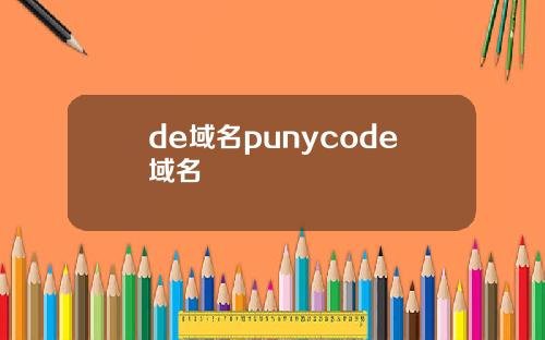 de域名punycode域名