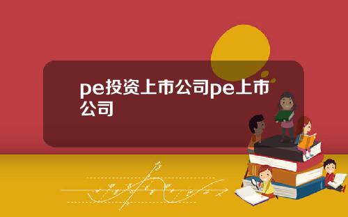 pe投资上市公司pe上市公司