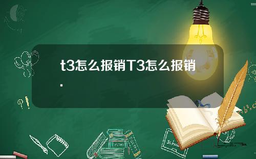 t3怎么报销T3怎么报销.