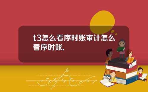 t3怎么看序时账审计怎么看序时账.