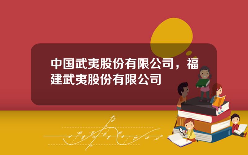 中国武夷股份有限公司，福建武夷股份有限公司