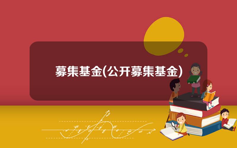 募集基金(公开募集基金)
